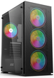 Корпус 2E Gaming Virtus Neo G3301N, без БЖ, 2xUSB 3.0, 1xUSB 2.0, 3x140mm ARGB, 1x120mm ARGB, controller with remote, TG Side Panel, ATX, чорний - зображення 1