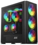 Корпус 2E Gaming Vertex GI01B, без БЖ, 2xUSB 3.0, 1xUSB Type-C, 3x140mm ARGB, 1x120mm ARGB, controller with remote, TG Side Panel, EATX, чорний - изображение 1