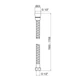 Шланг Lidz Niagara 06 1,5-1,7 м LDNIA06CRM35454 Chrome - изображение 2