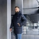 Зимняя мужская куртка большого размера UF-fashion 78-к - двл DV MEN'S 58 темно-синий - изображение 2