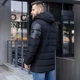 Мужская куртка большого размера зимняя UF-fashion 78-к - двл DV MEN'S 52 черный - изображение 4