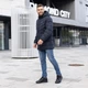 Мужская зимняя куртка большого размера UF-fashion 78 - двл DV MEN'S 60 темно-синий - изображение 4