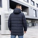 Мужская зимняя куртка большого размера UF-fashion 78 - двл DV MEN'S 60 темно-синий - изображение 7