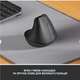 Мишка Logitech Lift Vertical Ergonomic Wireless/Bluetooth Graphite (910-006473) - зображення 2