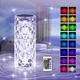 Настольная LED лампа Кристалл Роза хрустальная crystal rose на аккумуляторе с сенсорным управлением на пульте управления 19.5 см. 16 цветов - изображение 1