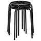 Табурет IKEA MARIUS черный 101.356.59 - изображение 2