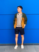 Ветровка мужская Uniqlo 671586326 3XL Зеленый/Коричневый (1159779928) - изображение 2