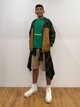 Ветровка мужская Uniqlo 671586326 3XL Зеленый/Коричневый (1159779928) - изображение 5