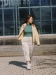 Куртка демисезонная короткая женская Uniqlo 168183348 2XL Желтая (1159788230) - изображение 3