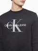 Свитшот мужской CALVIN KLEIN Monogram Crewneck Sweatshirt (размер: xs) черный - изображение 3