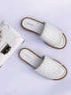 Сандалии женские Michael Kors Dee Woven Leather Slide Sandal (размер: 39 / US 8) 25 см - изображение 1
