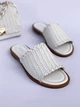 Сандалии женские Michael Kors Dee Woven Leather Slide Sandal (размер: 39 / US 8) 25 см - изображение 2