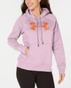 Худи женское Under Armour Women's Rival Fleece Hoodie (размер: S) Pink Fog - изображение 1