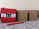 Піньята ТNT червона куб 35*35*35 + палиця - изображение 3
