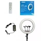 Кольцевая LED лампа Ring Fill Light 45см 18" 416 светодиодов LJJ-45 с пультом и адаптером питания для съёмки фото и видео / Touch Switch - изображение 1