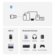Адаптер UGREEN CM390 Bluetooth 5.0 Black (80890) - зображення 10