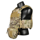 Підсумок сумка-напашник тактичний M22 1000D large мультикам Velcro / Molle Multicam для плитоноски - зображення 2