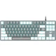 Клавиатура Aula F3287 Keycap KRGD Blue USB UA White/Grey (6948391240688) - изображение 2