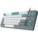 Клавиатура Aula F3287 Keycap KRGD Blue USB UA White/Grey (6948391240688) - изображение 5