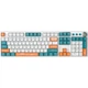 Клавиатура Aula F2088 PRO Plus 9 Orange Keys KRGD Blue USB UA White/Blue (6948391234908) - изображение 1