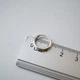 Серебряная сережка кольца 10 мм поштучно серебро 925 56058 0.50г - изображение 6