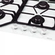 Поверхня газова на склі WEILOR GG 604 WH - зображення 4