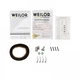 Поверхня газова на склі WEILOR GG 604 WH - зображення 8