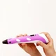 Комплект 3D-ручка 3DPen Pink и 100 метров пластика + планшет для рисования, ножницы, наперстки - изображение 2