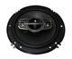 Автомобильные колонки круглые 4" UBL-1095-180W (пик)/ 40Вт (номинал) 4х полосные динамики в машину коаксиальные, автоакустика - изображение 3