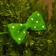 Бабочка Bow Tie House Basic вязаная зеленая в белый горошек 05763 - изображение 2