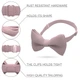 Метелик Bow Tie House маленький Blush Pink - креп 10471S - зображення 2