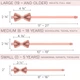 Бабочка Bow Tie House большая атласная Powder Peach 10348L - изображение 4