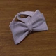 Галстук Bow Tie House Basic бабочка серая с якорями двухсторонняя 05102 - изображение 2