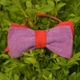 Галстук-бабочка Bow Tie House Basic льняная двухсторонняя (красный;фиолетовый) 05943 - изображение 5