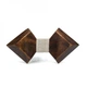 Деревянная галстук-бабочка Gofin wood 11,5х4,5 см 000030569 - изображение 1