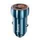 Автомобільний зарядний пристрій Hoco Z46A QC3 (PD20W)- грфітовий - изображение 3
