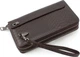 Коричневый мужской клатч с кожи под рептилию Marco Coverna 086-5902C Brown - изображение 4