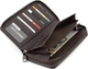 Коричневый мужской клатч с кожи под рептилию Marco Coverna 086-5902C Brown - изображение 7