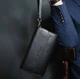 Чёрный кожаный мужской клатч Grande Pelle 704610 - изображение 2