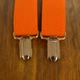 Подтяжки Bow Tie House Basic длинные оранжевые однотонные унисекс 06233L - изображение 2