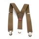 Детские подтяжки 60х2,5 см Gofin suspenders Бежево-коричневый (2000000439556) - изображение 2