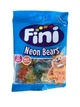Фруктовий жувальний мармелад Fini Neon Bears Неонові ведмедики 90 г - зображення 1