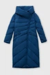 Довга жіноча зимова куртка Finn Flare FWB11010-175 синя XS - зображення 8
