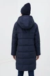 Длинная зимняя куртка женская Finn Flare FWB11068-101 down fill синяя S - изображение 4
