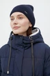 Длинная зимняя куртка женская Finn Flare FWB11068-101 down fill синяя S - изображение 5