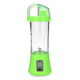 Блендер портативний Qllipin Smart Juice Cup Fruits USB фітнес-подрібнювач Зелений - зображення 2