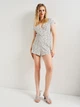 Комбінезон жіночий Stradivarius 6369/820/004 M Білий з чорним (SZ06369820004037) - зображення 3