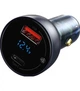 АЗУ Baseus Particular Digital Display QC+PPS Dual Quick Charger Car Charger 65W Gray (736725) - изображение 3