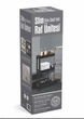 Стелаж етажерка з полицями на колесах, 3 полиці M&T Displays чорний 71х54х18 см - зображення 6