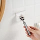 Пластиковый держатель для бритвы на стену KM-Japan Razor Holder 833 (Белый) - изображение 5